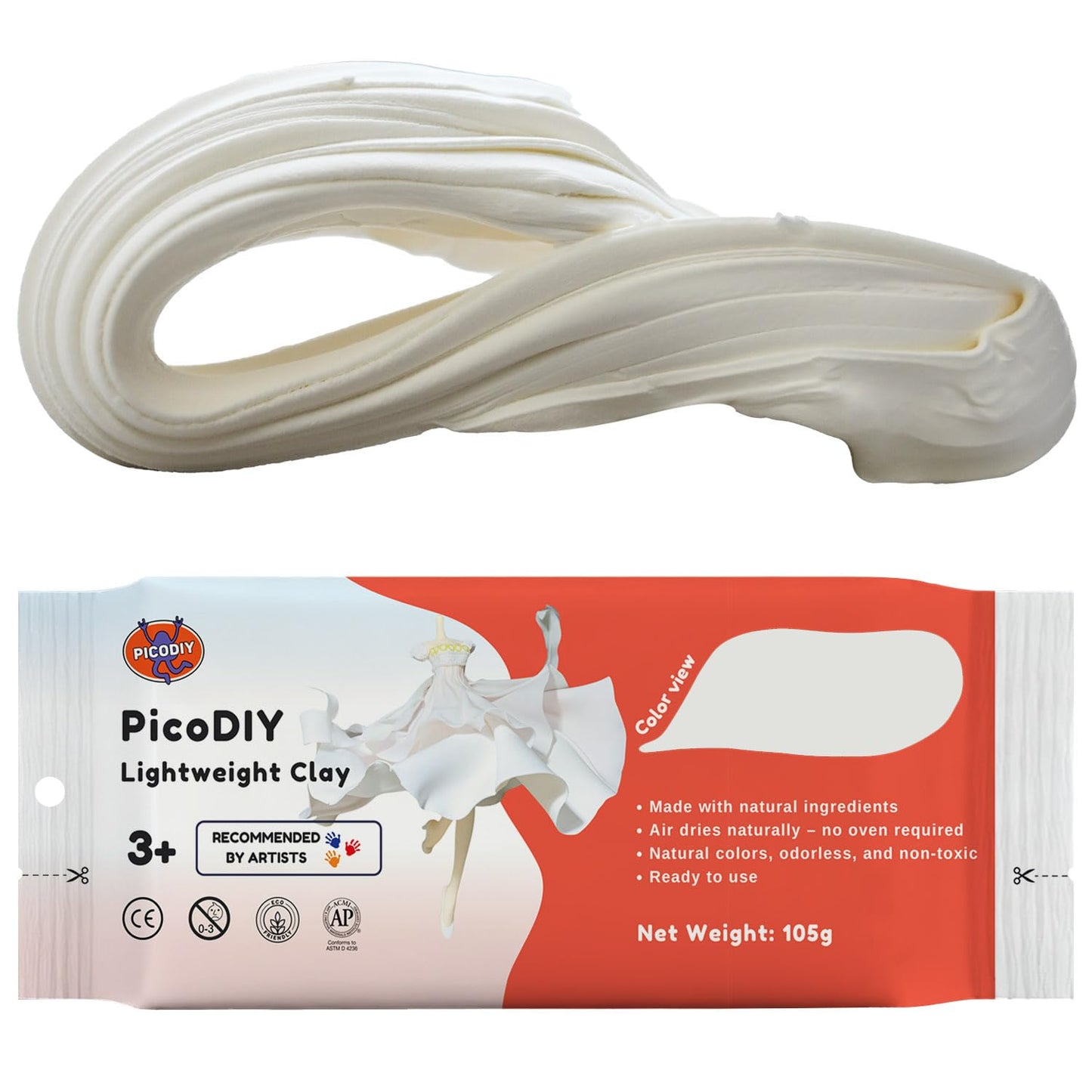 Air Dry Clay Lightweight, Flexible Modeling Clay for Adults Arts and Crafts