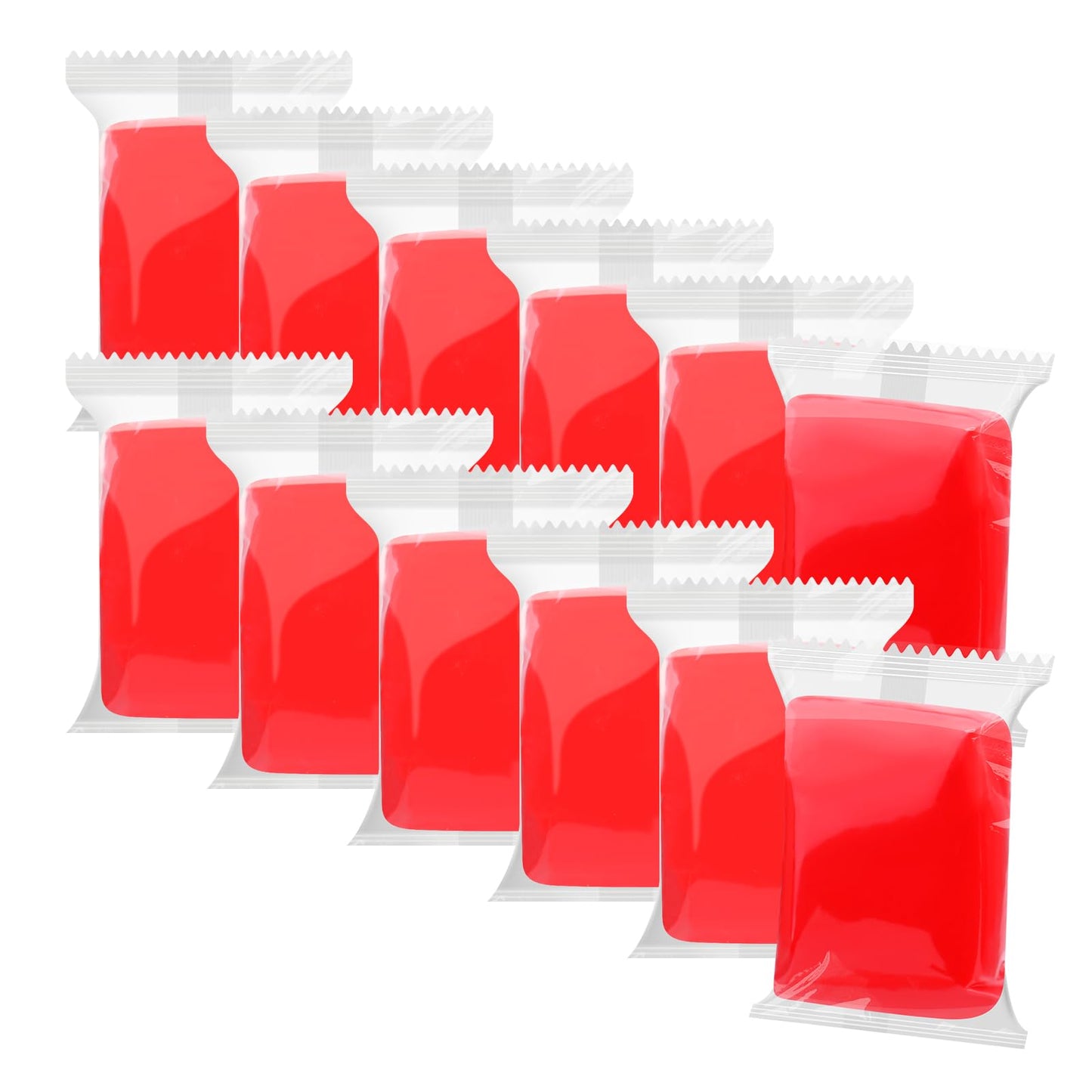 Air Dry Clay, 12 Packs Red Molding Clay, Soft Modeling Clay for Kids, Age 3-12, Air Dry Clay for Adults, Light Weight Air Dry Clay, Perfect Clay for Crafts, Gift for Children and Artists