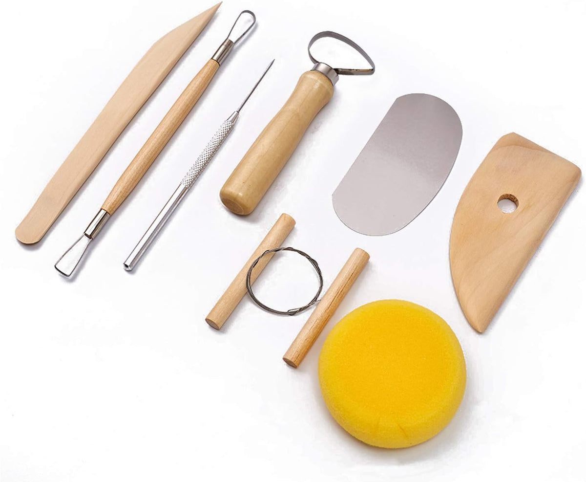 S & E TEACHER'S EDITION 8 Pcs Pottery & Clay Sculpting Tools