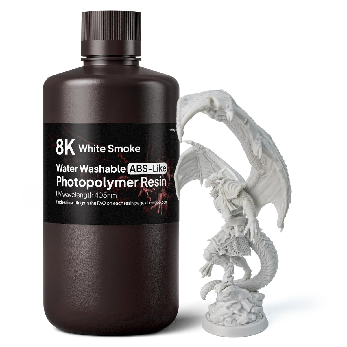ELEGOO 8K Water Washable ABS-Like Resin Space Red Clay 1kg