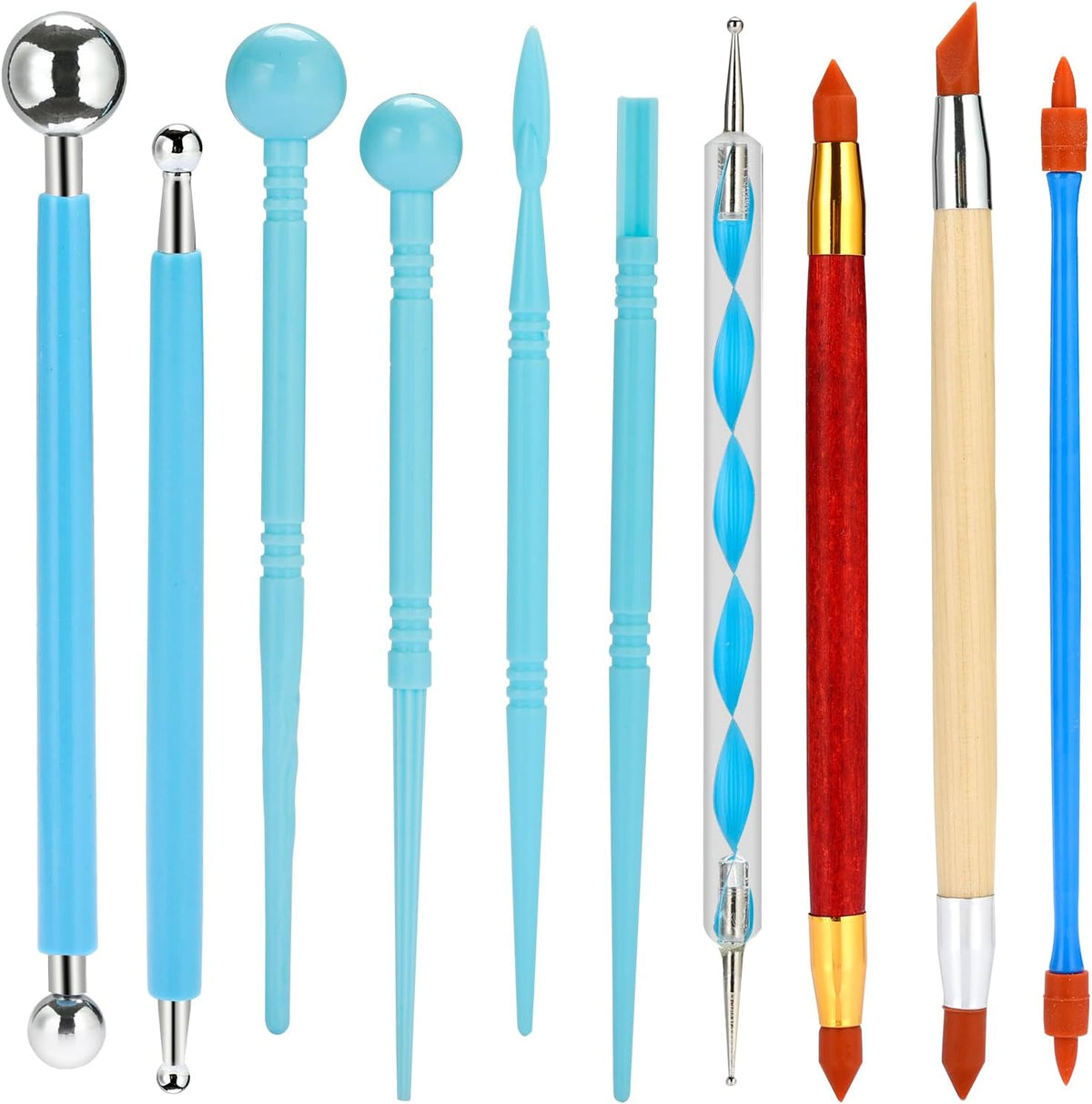 Polymer Clay Tools, Modeling Dotting Tools, Pottery Tools Kit