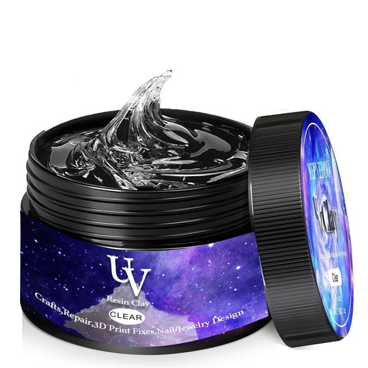 Solid UV Resin Hard Type, U V Curing Putty DIY for 3D Crafts