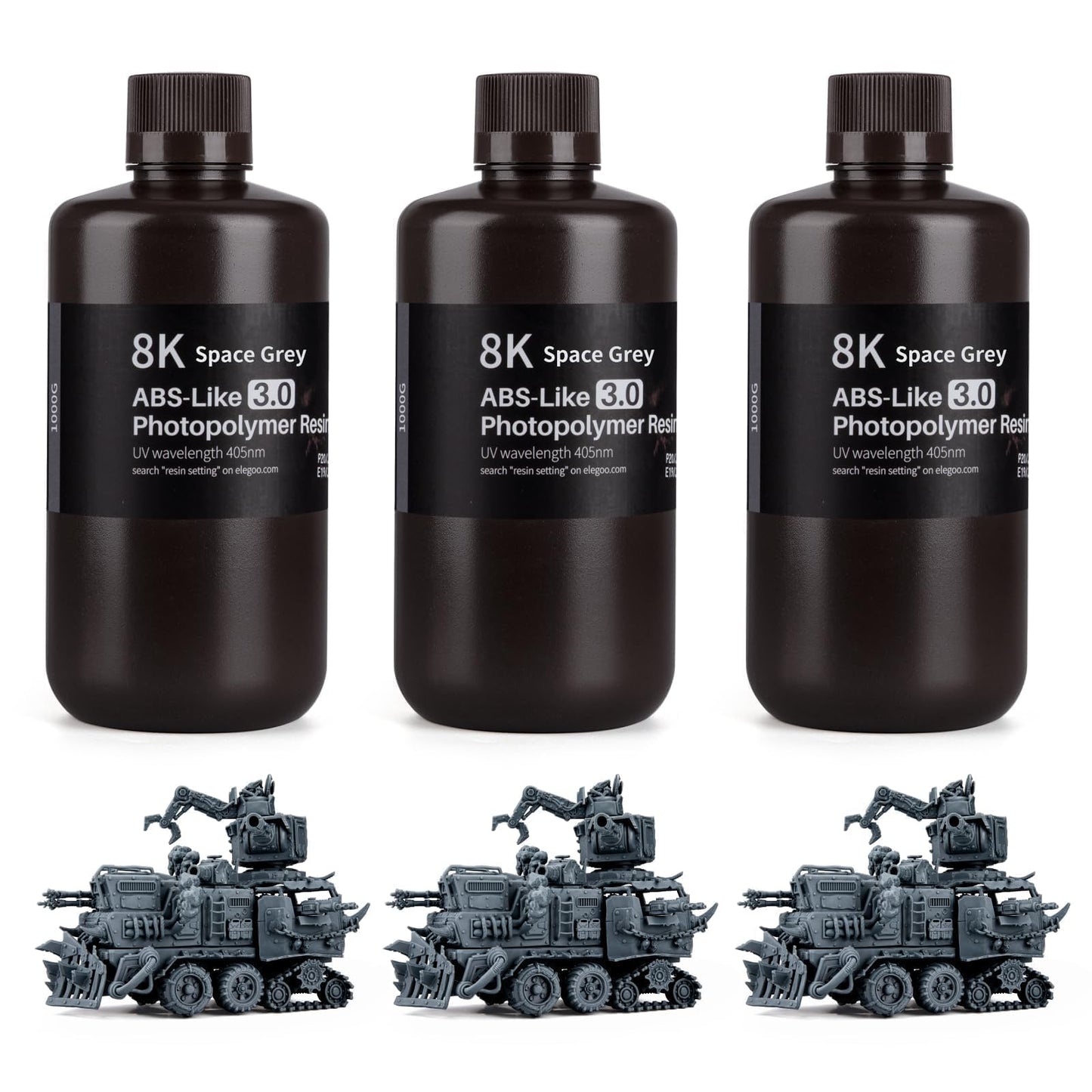 ELEGOO 8K ABS-Like 3D Printer Resin Red Clay 1000g