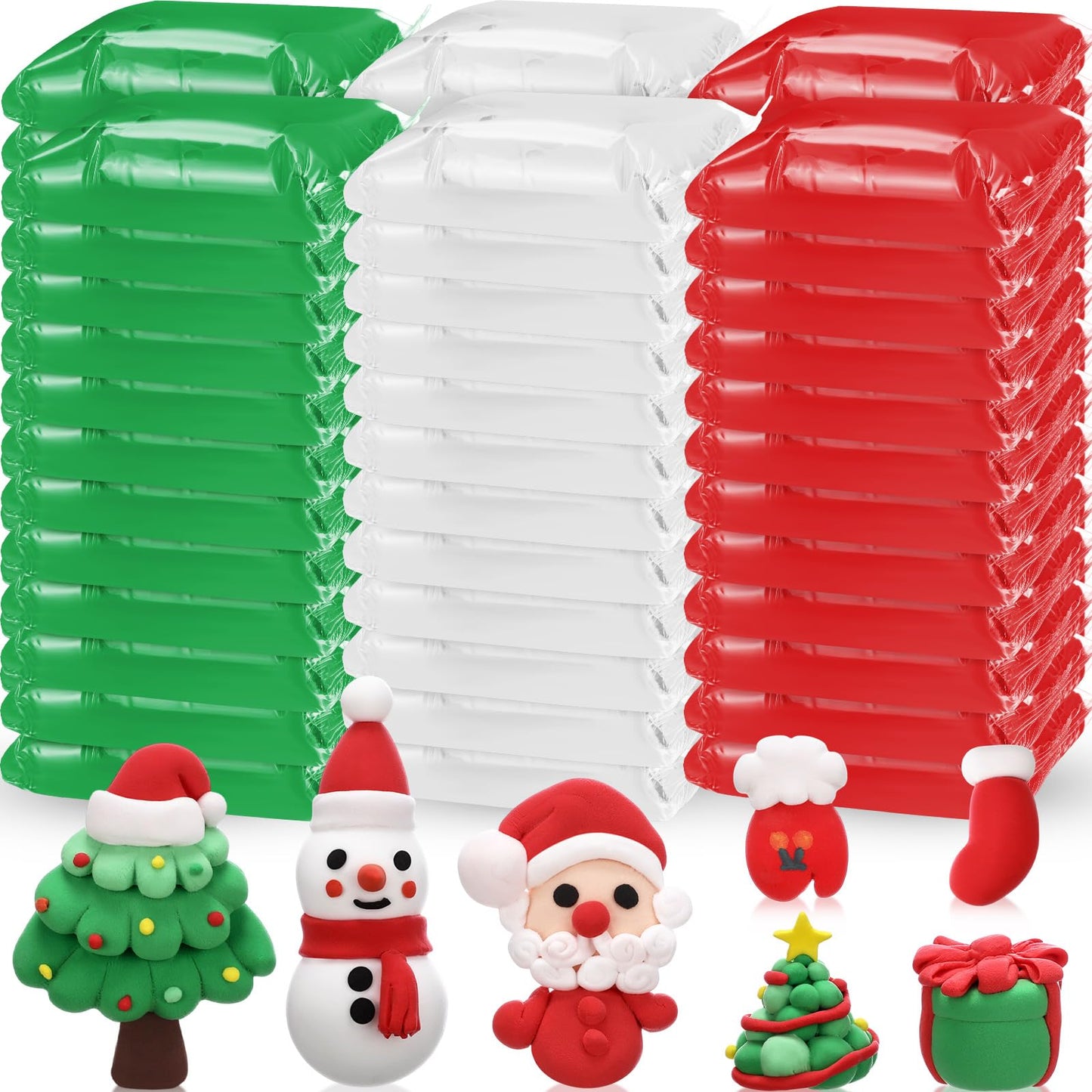 VioraWhite 72 Pcs 38oz Air Dry Clay Bulk Modeling Clay,Classic Color