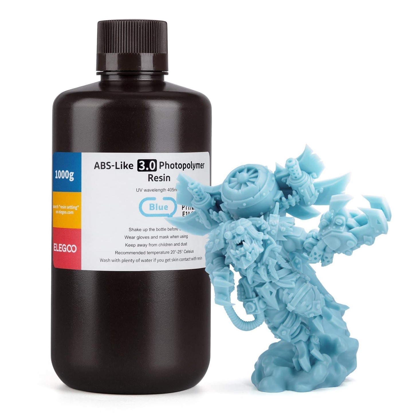 ELEGOO 8K ABS-Like 3D Printer Resin Red Clay 1000g