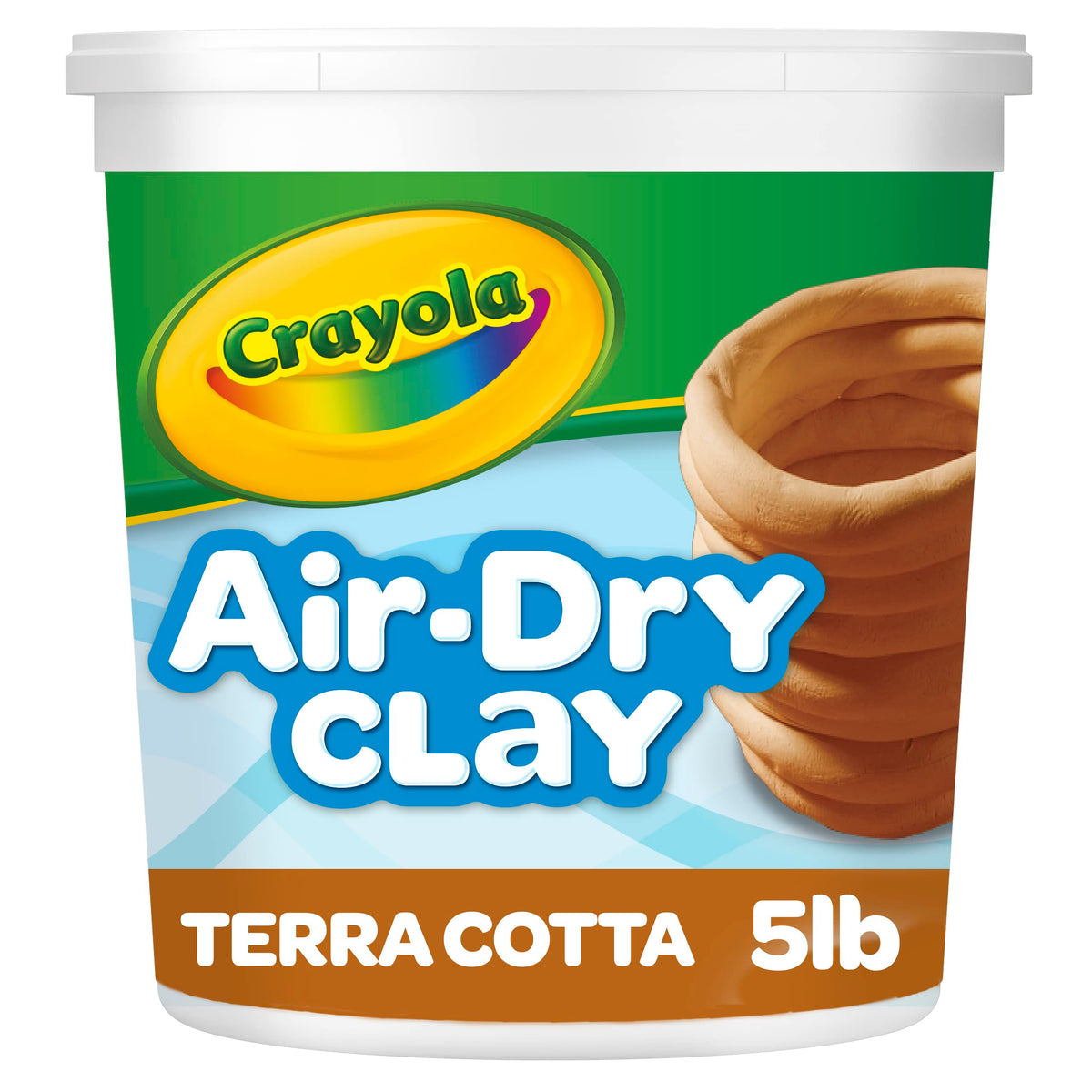 Crayola Air Dry Clay for Kids - White, 25lbs, Teacher Wishlist Supplies, Classroom Must Haves, Bulk Modeling Clay for Kids, No Bake, Sculpting & Molding Material
