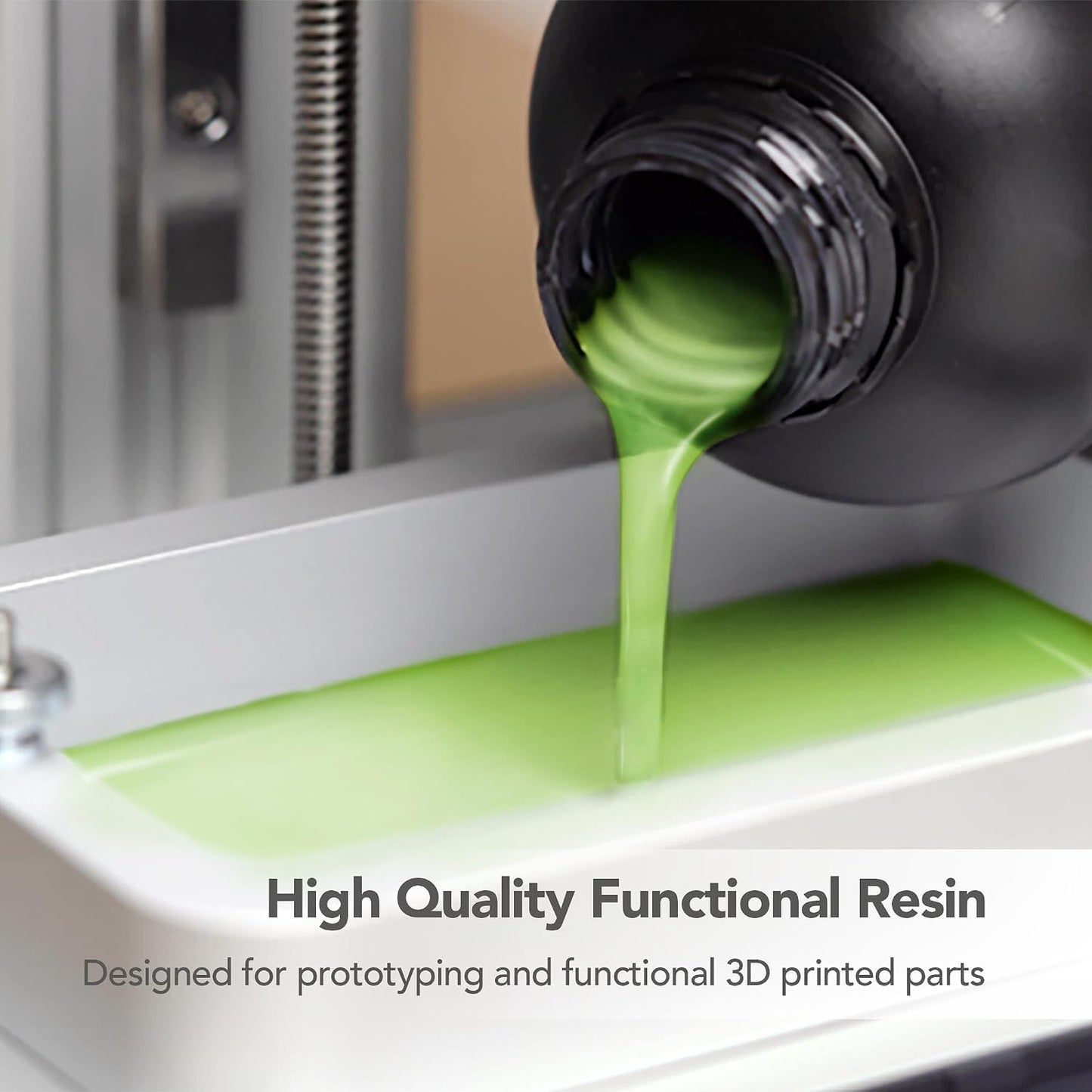 phrozen Nylon-Green Tough Resin with high Resistance, Ideal for Creating Functional 3D Prints, do not Break Easily (1KG)