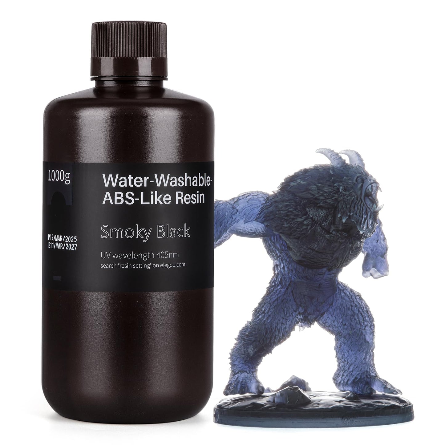 ELEGOO 8K Water Washable ABS-Like Resin Red Clay 2000g
