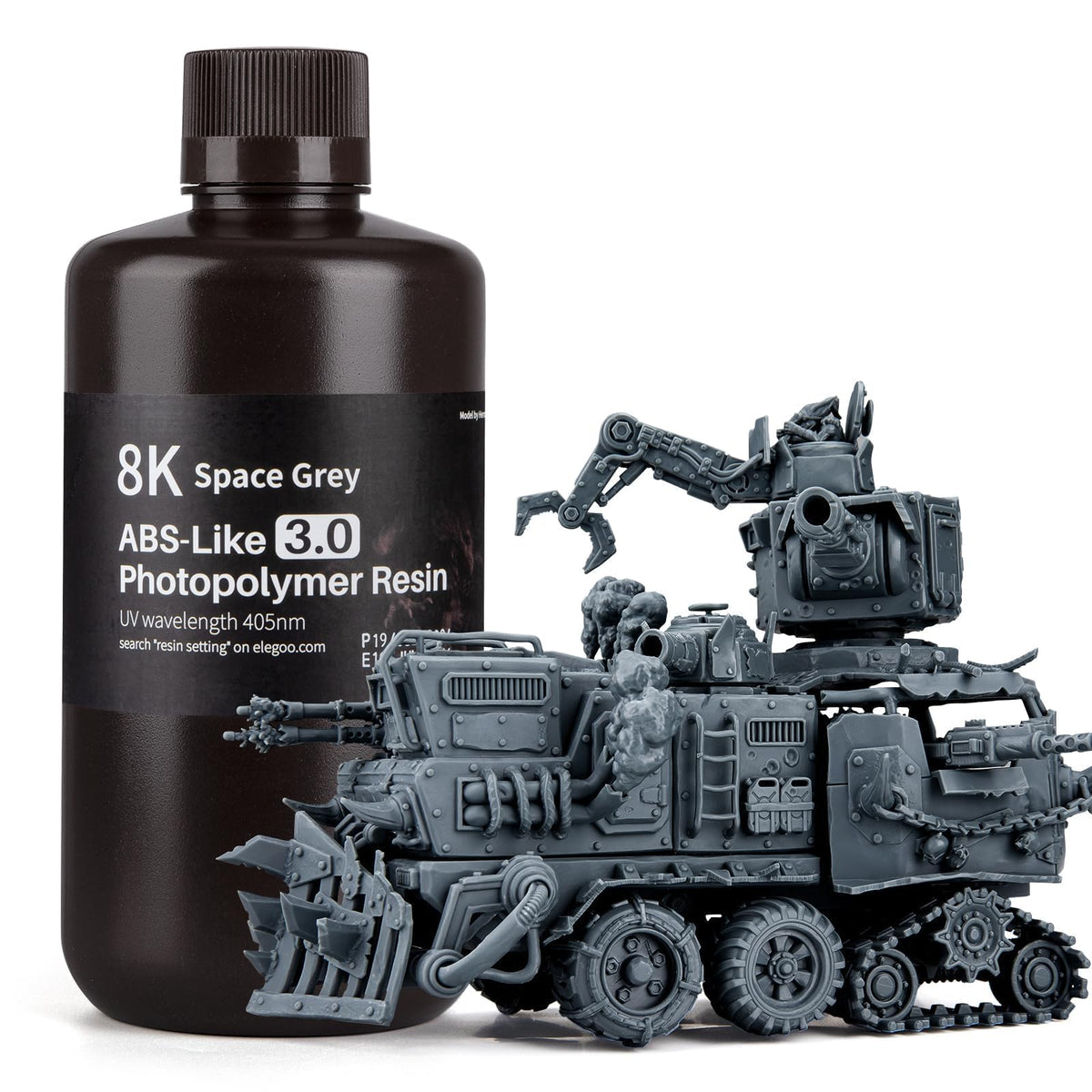 ELEGOO 8K ABS-Like 3D Printer Resin Red Clay 1000g
