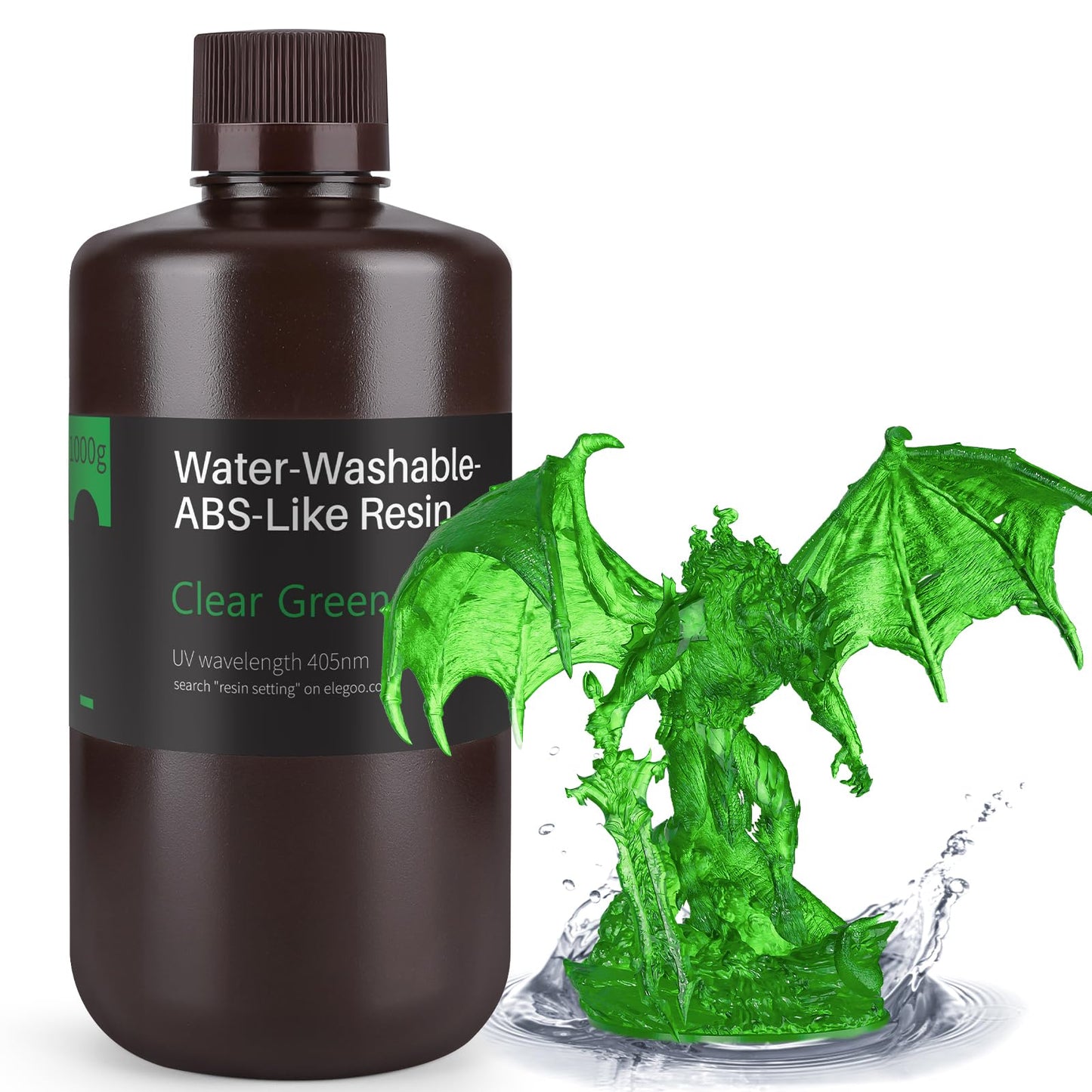 ELEGOO 8K Water Washable ABS-Like Resin Space Red Clay 1kg