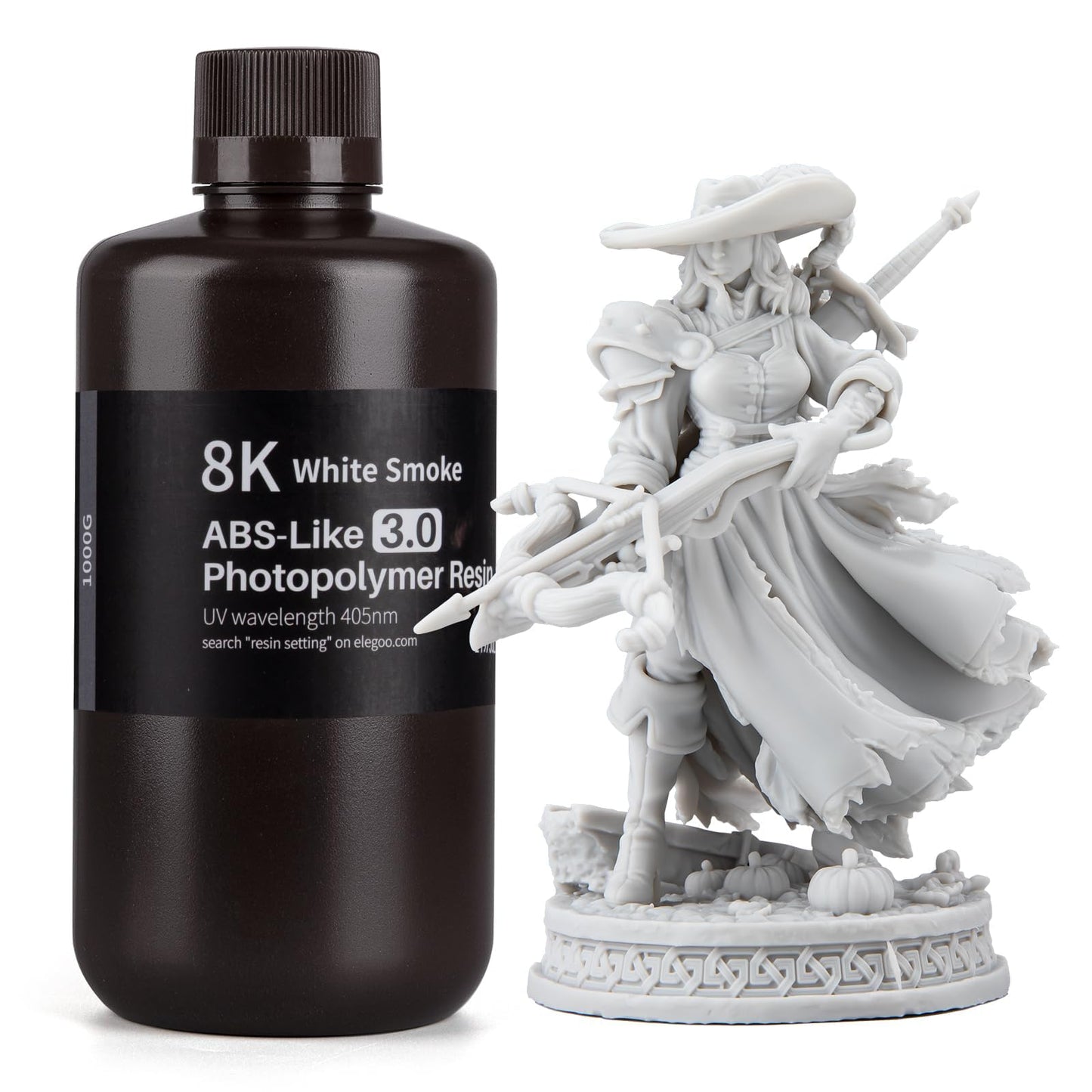 ELEGOO 8K ABS-Like 3D Printer Resin Red Clay 1000g