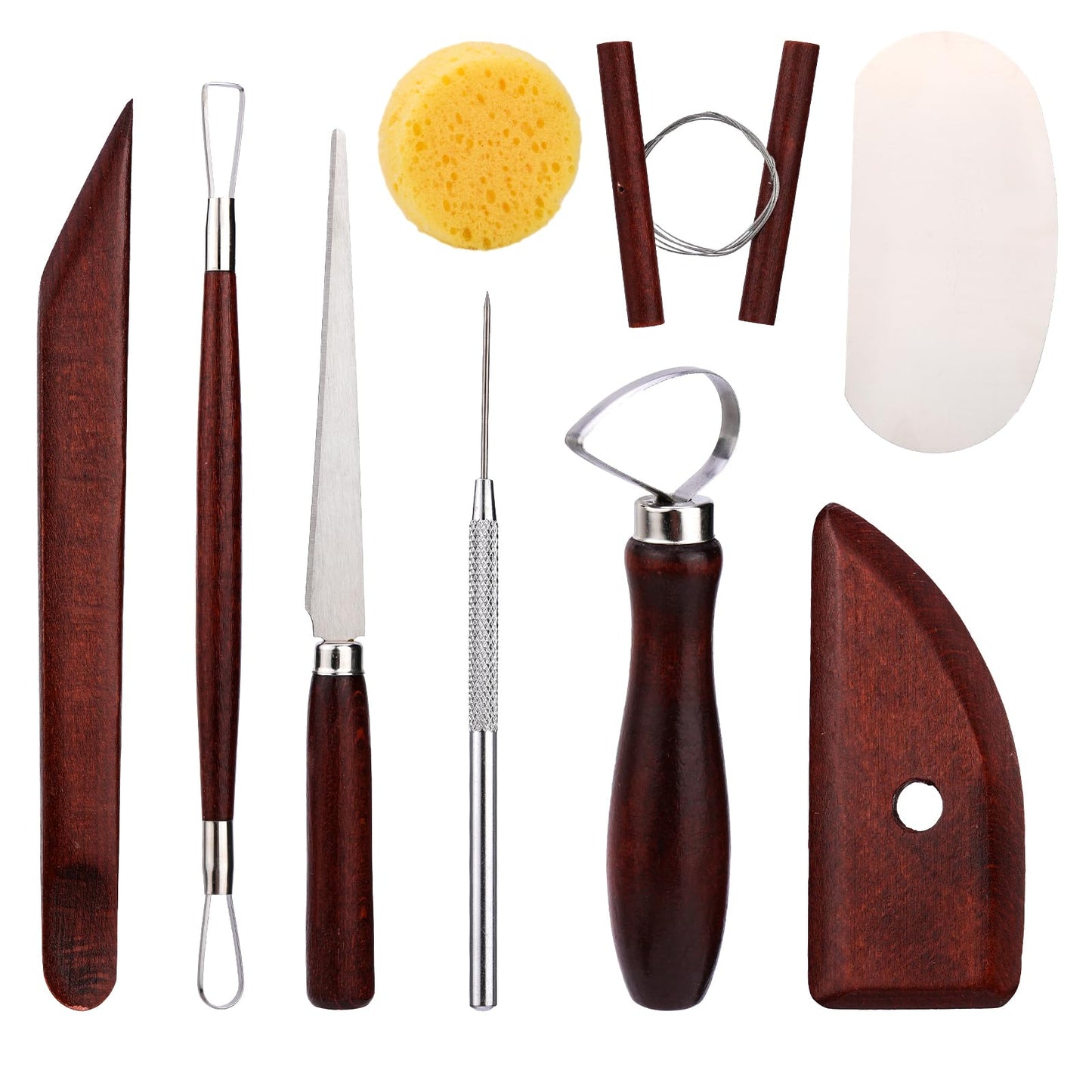 8 Pieces Pottery Tools, Clay Tools, Cay Sculpting Tool