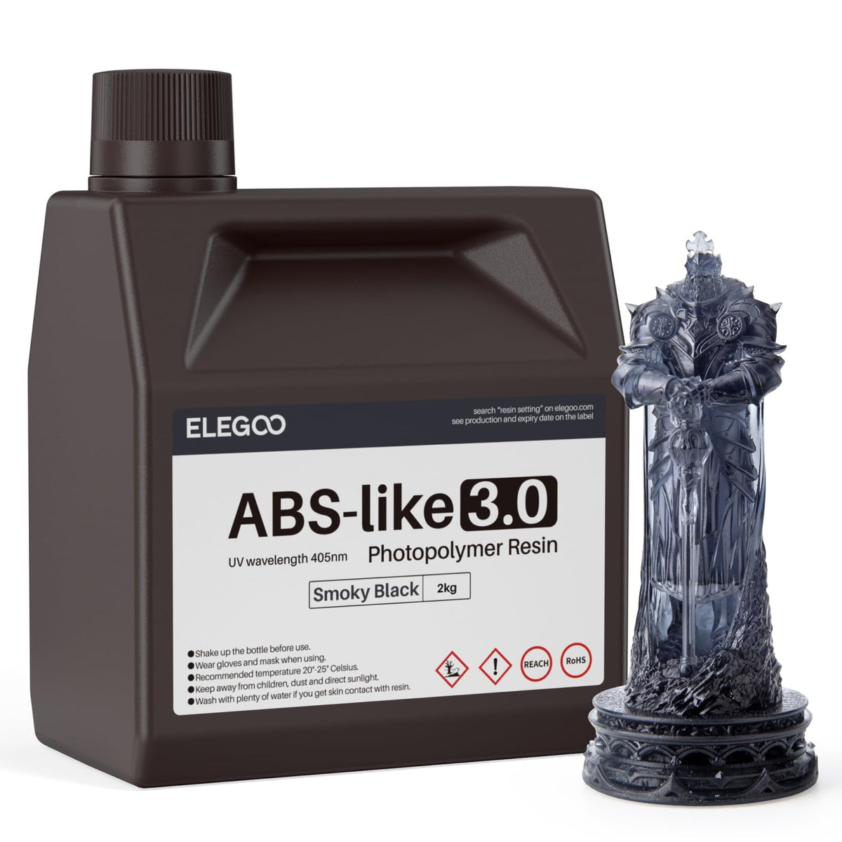 ELEGOO 8K ABS-Like 3D Printer Resin Red Clay 1000g