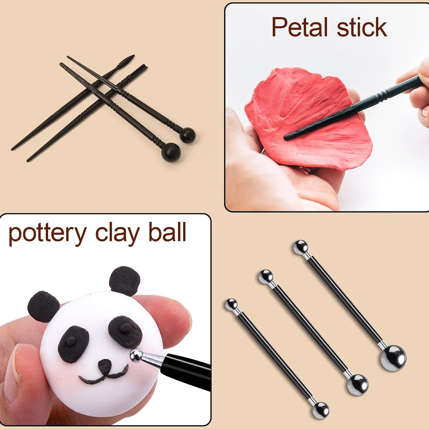 Clay Tools Clay Sculpting Kit Modeling Carving Tools Set for Pottery Clay