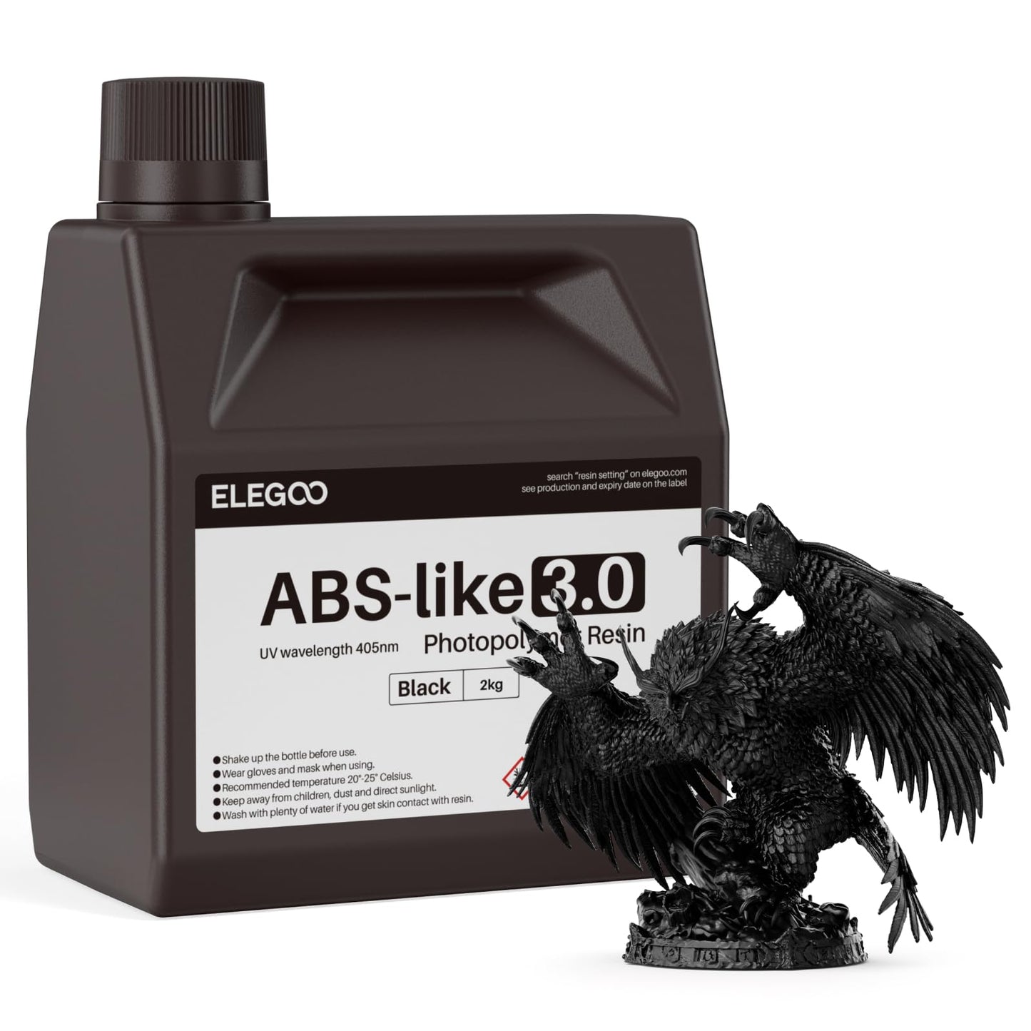 ELEGOO 8K ABS-Like 3D Printer Resin Red Clay 1000g