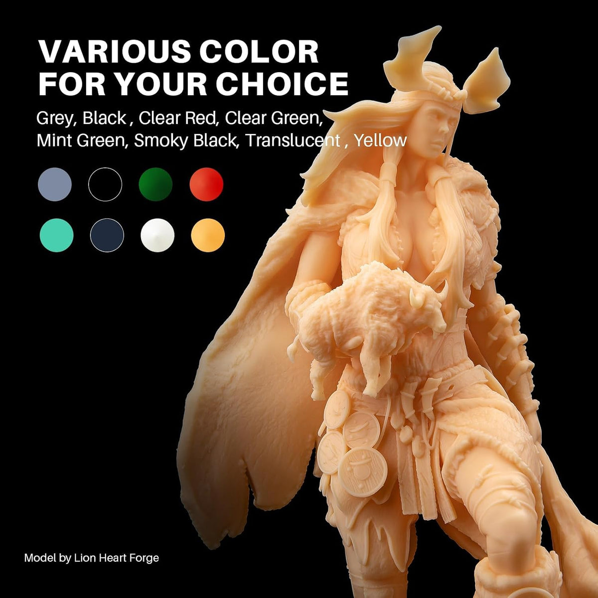 ELEGOO 8K ABS-Like 3D Printer Resin Red Clay 1000g