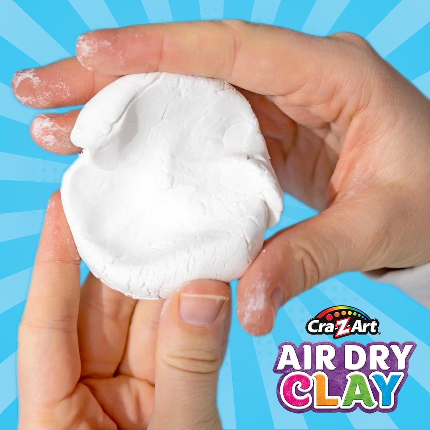Cra-Z-Art Air Dry Clay - 5lb Bucket Natural White Modeling Clay, Perfect for Sculpting, School Projects, Bulk Class Supplies for Teachers, Day Cares, Camps, Essential for School