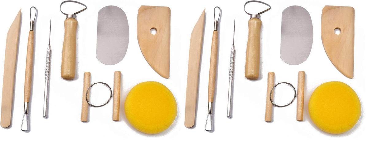 S & E TEACHER'S EDITION 8 Pcs Pottery & Clay Sculpting Tools