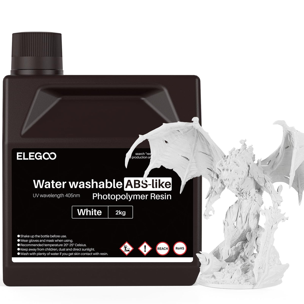 ELEGOO 8K Water Washable ABS-Like Resin Space Red Clay 1kg