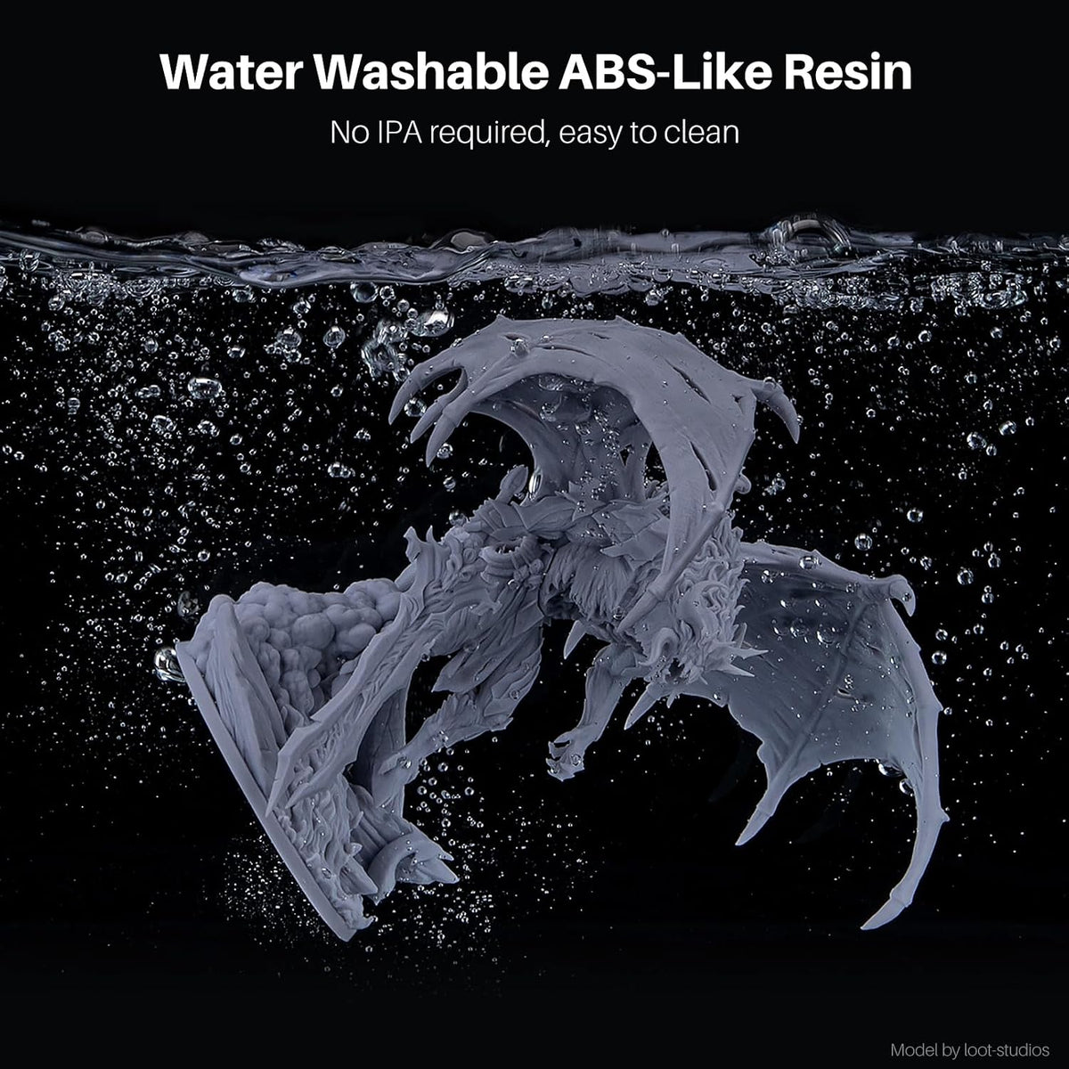 ELEGOO 8K Water Washable ABS-Like Resin Space Red Clay 1kg