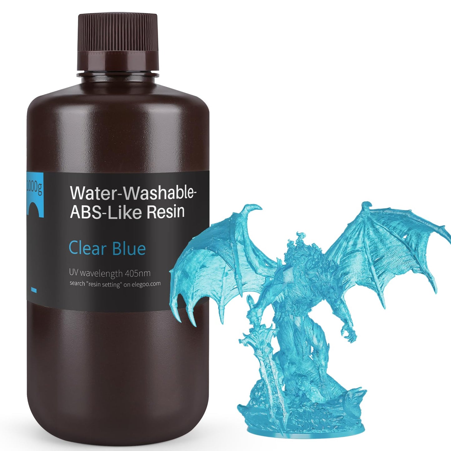 ELEGOO 8K Water Washable ABS-Like Resin Space Red Clay 1kg