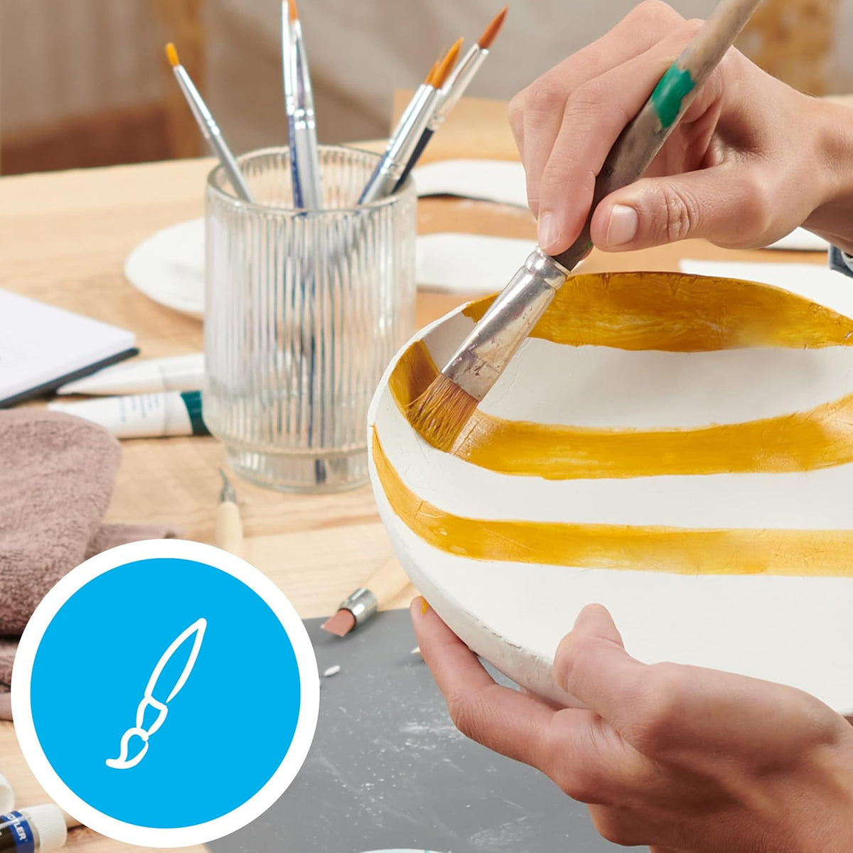 STAEDTLER FIMOair: Air-Dry Modeling Clay, 1 kg, 2.2 lbs - White, Sculpting and Pottery, Ready and Easy to Use, Ideal for Adult Arts and Crafts