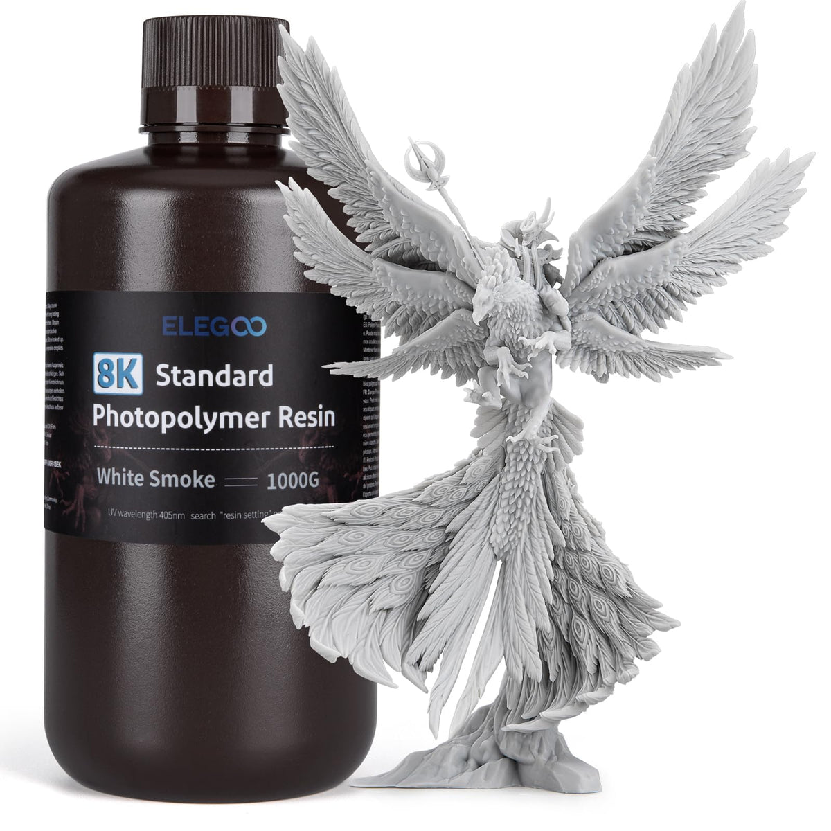 ELEGOO 8K Standard Photopolymer 3D Printer Resin Red Clay 1000g