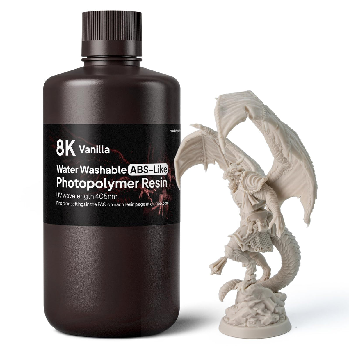 ELEGOO 8K Water Washable ABS-Like Resin Space Red Clay 1kg