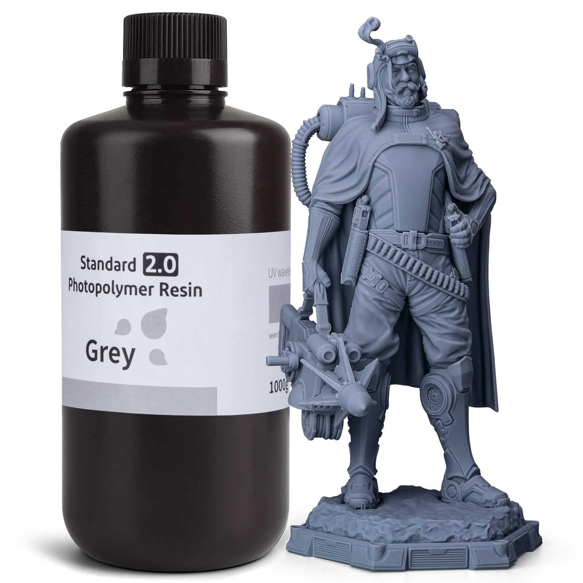 ELEGOO 8K Standard Photopolymer 3D Printer Resin Red Clay 1000g