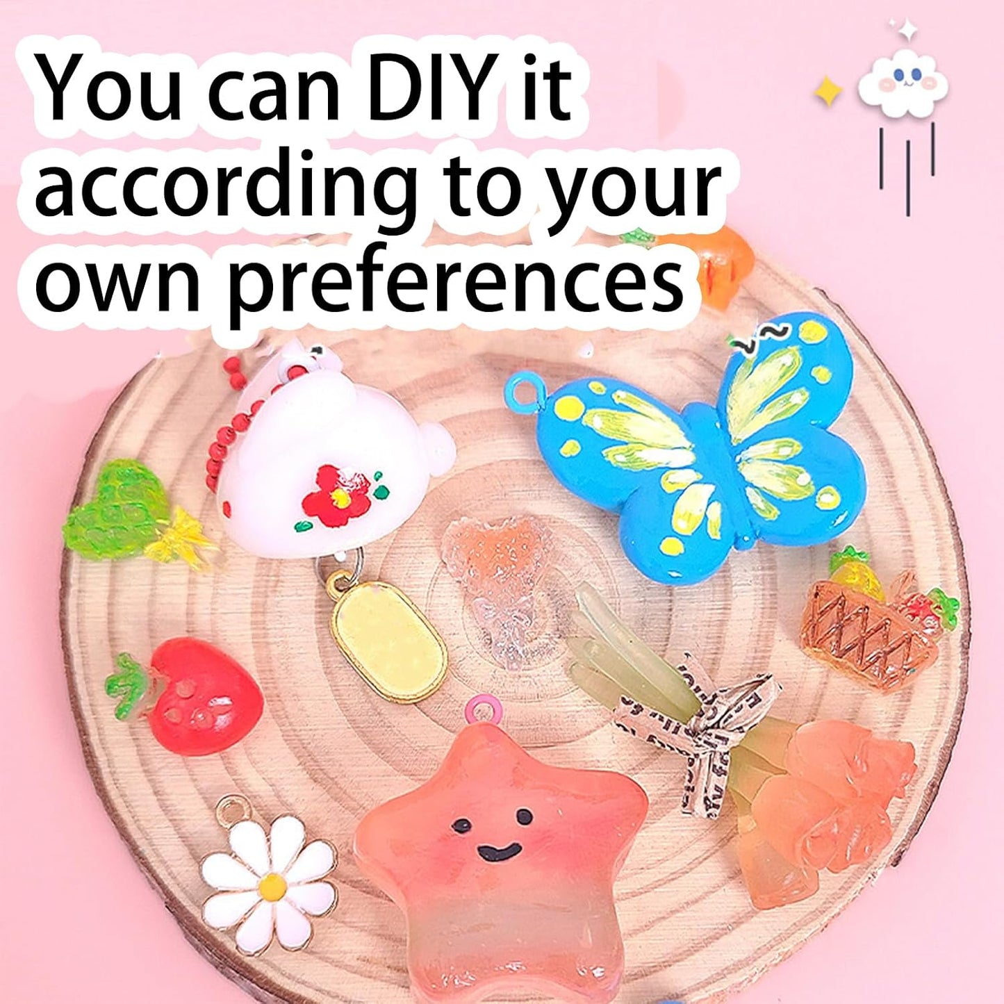 3.5 oz UV Clay Clear Polymer Resin, DIY Jewelry Making, Silicone Molds, UV Curing, Crystal Clear Casting, Miniature Art, and Handmade Resin Projects
