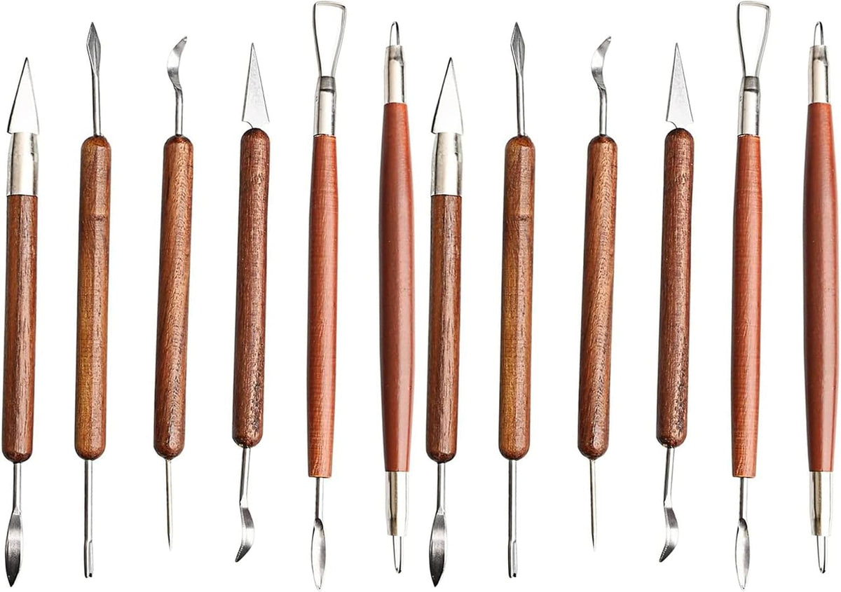 S & E TEACHER'S EDITION 8 Pcs Pottery & Clay Sculpting Tools