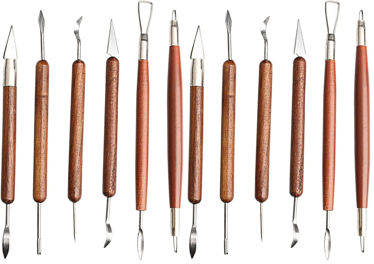 S & E TEACHER'S EDITION 8 Pcs Pottery & Clay Sculpting Tools