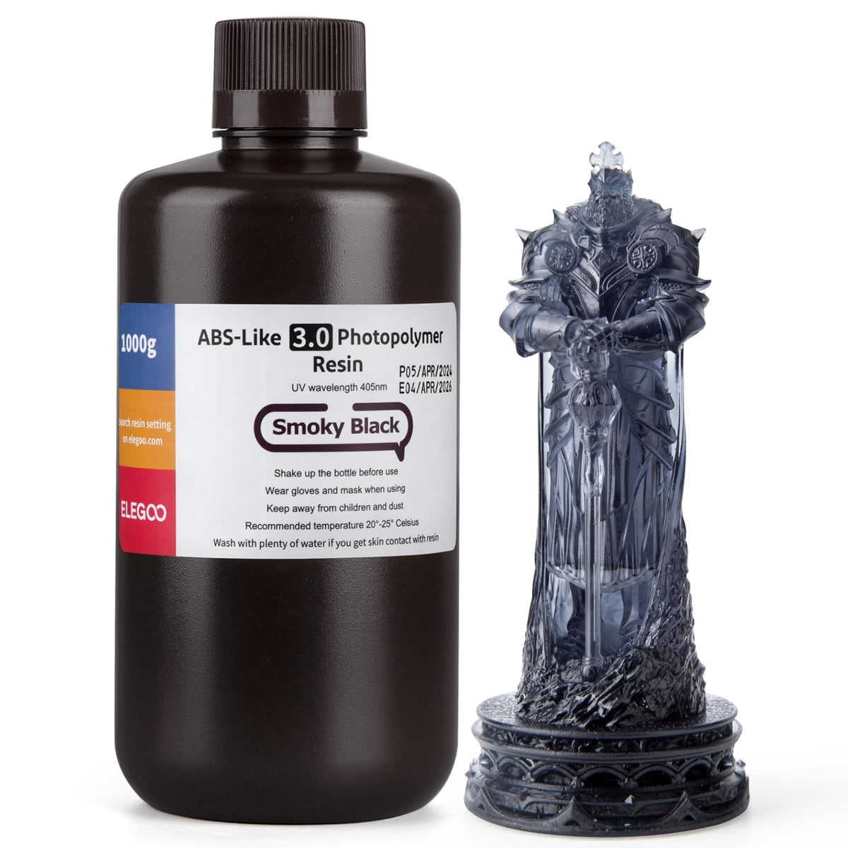ELEGOO 8K ABS-Like 3D Printer Resin Red Clay 1000g