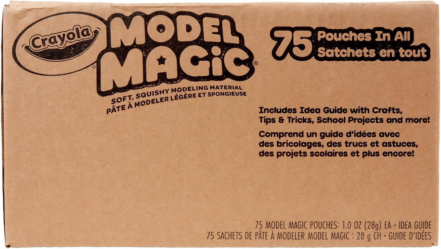 Crayola Model Magic White 75ct, 1oz Modeling Air Dry Clay Alternative