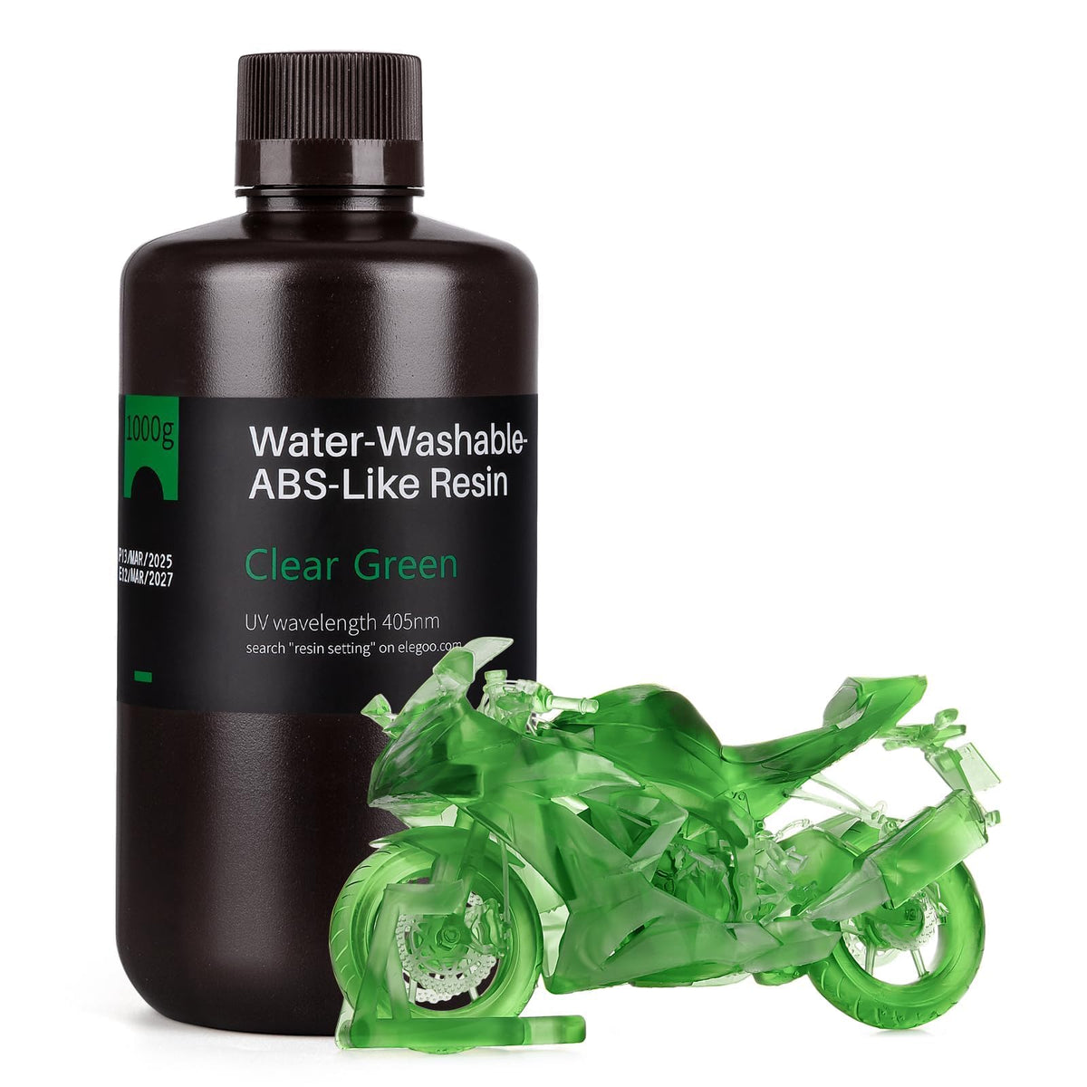 ELEGOO 8K Water Washable ABS-Like Resin Red Clay 2000g