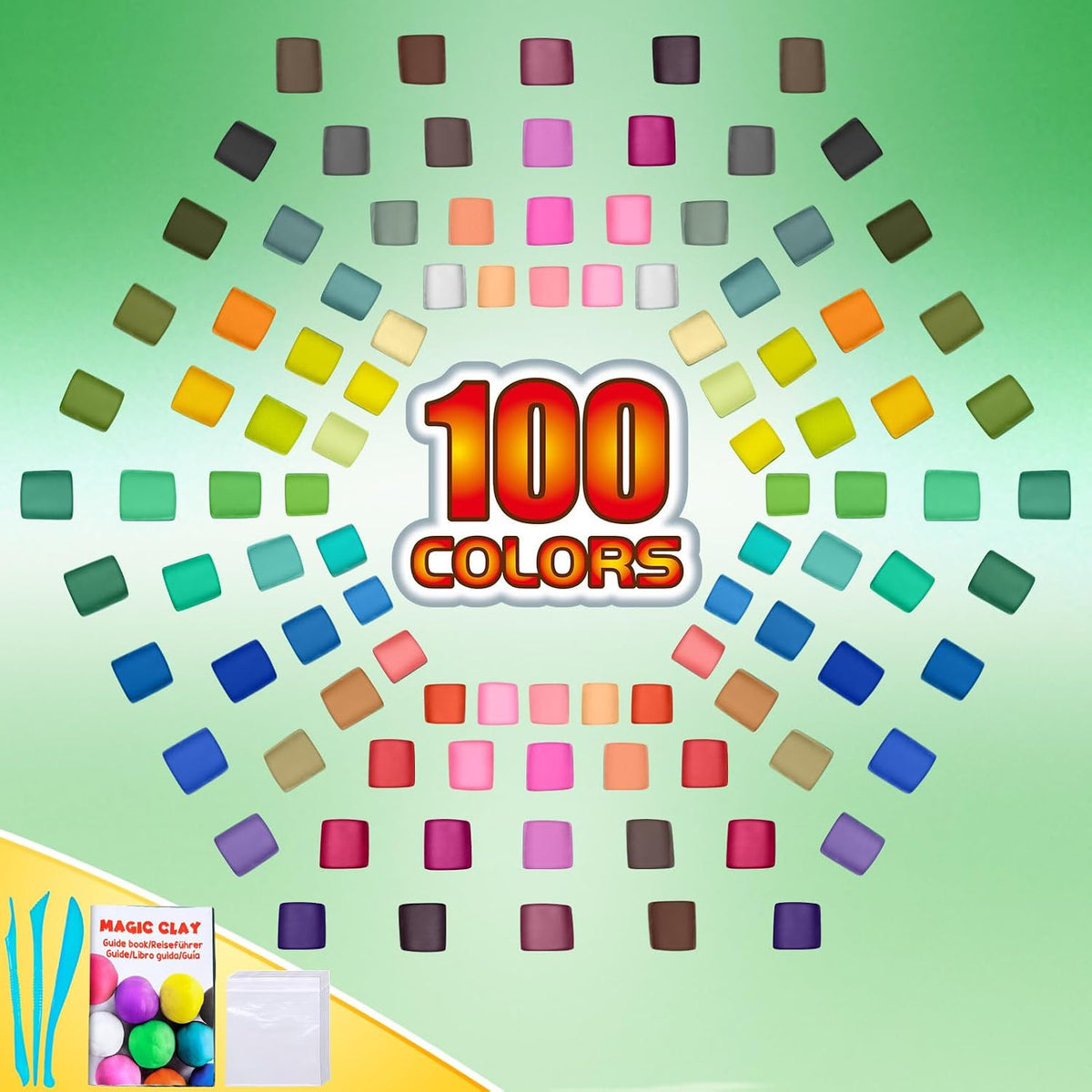 ESSENSON Air Dry Clay, 100 Colors