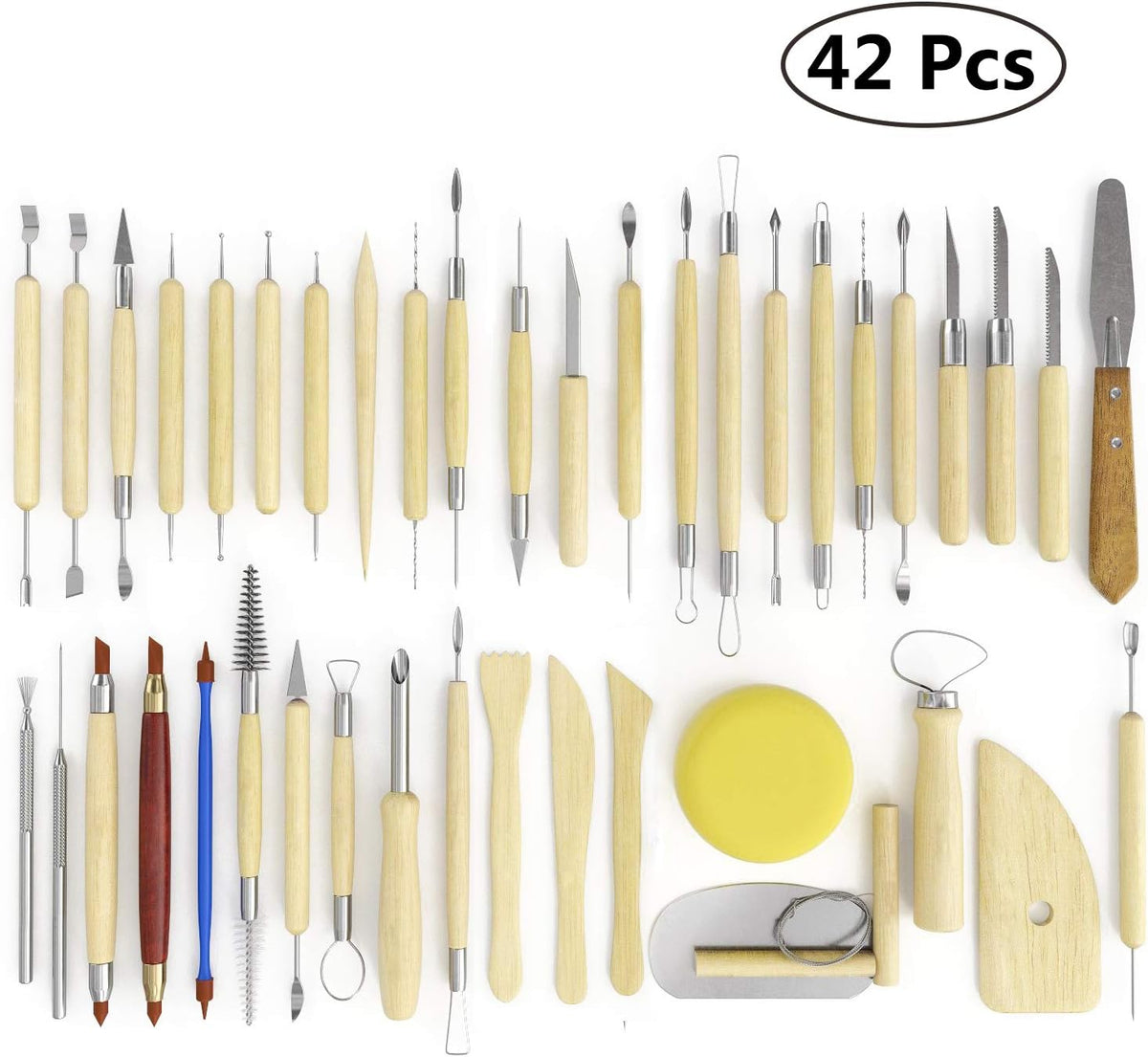 S & E TEACHER'S EDITION 42 Pcs Polymer Clay Tools
