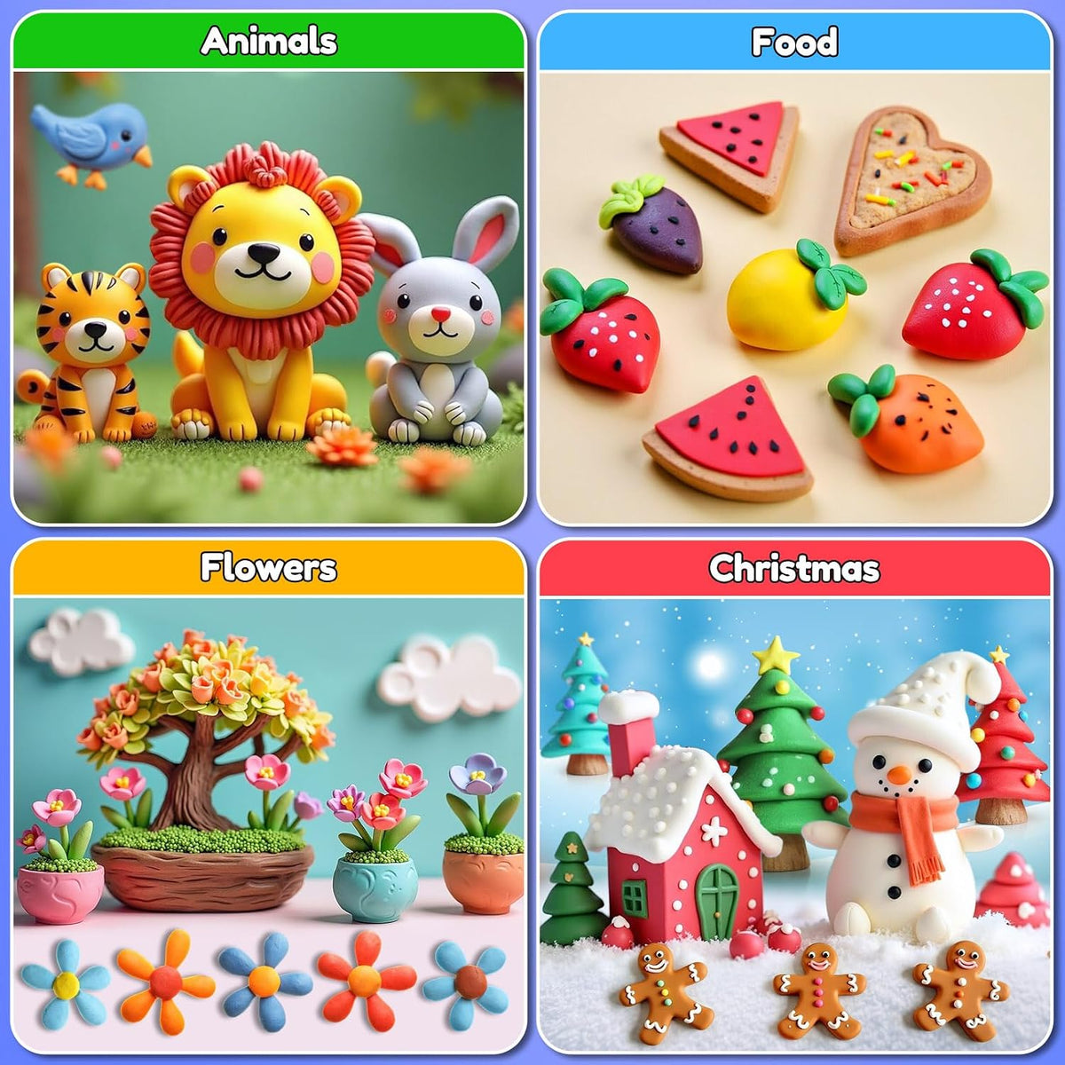 Air Dry Clay 145 Colors, Modeling Clay for Kids, DIY Molding Toy with Tools