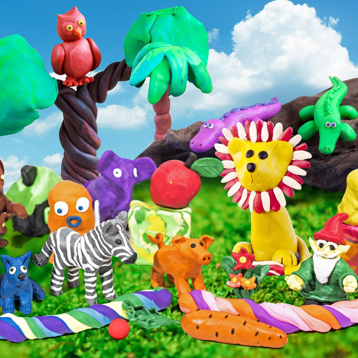 Air Dry Clay, 36 Colors Modeling Magic Clay for Kids