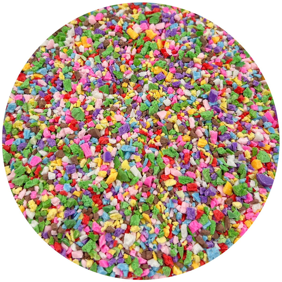 100G Crushed Polymer Clay Slices - Irregular Resin Sprinkles for Nail Art, DIY Phone Case & Crafts (12-Chocolate)