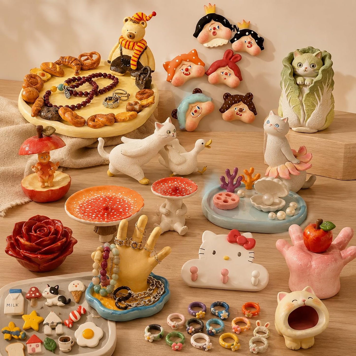 Air Hardening Modeling Clay - Lightweight Air Dry Clay for Arts and Crafts